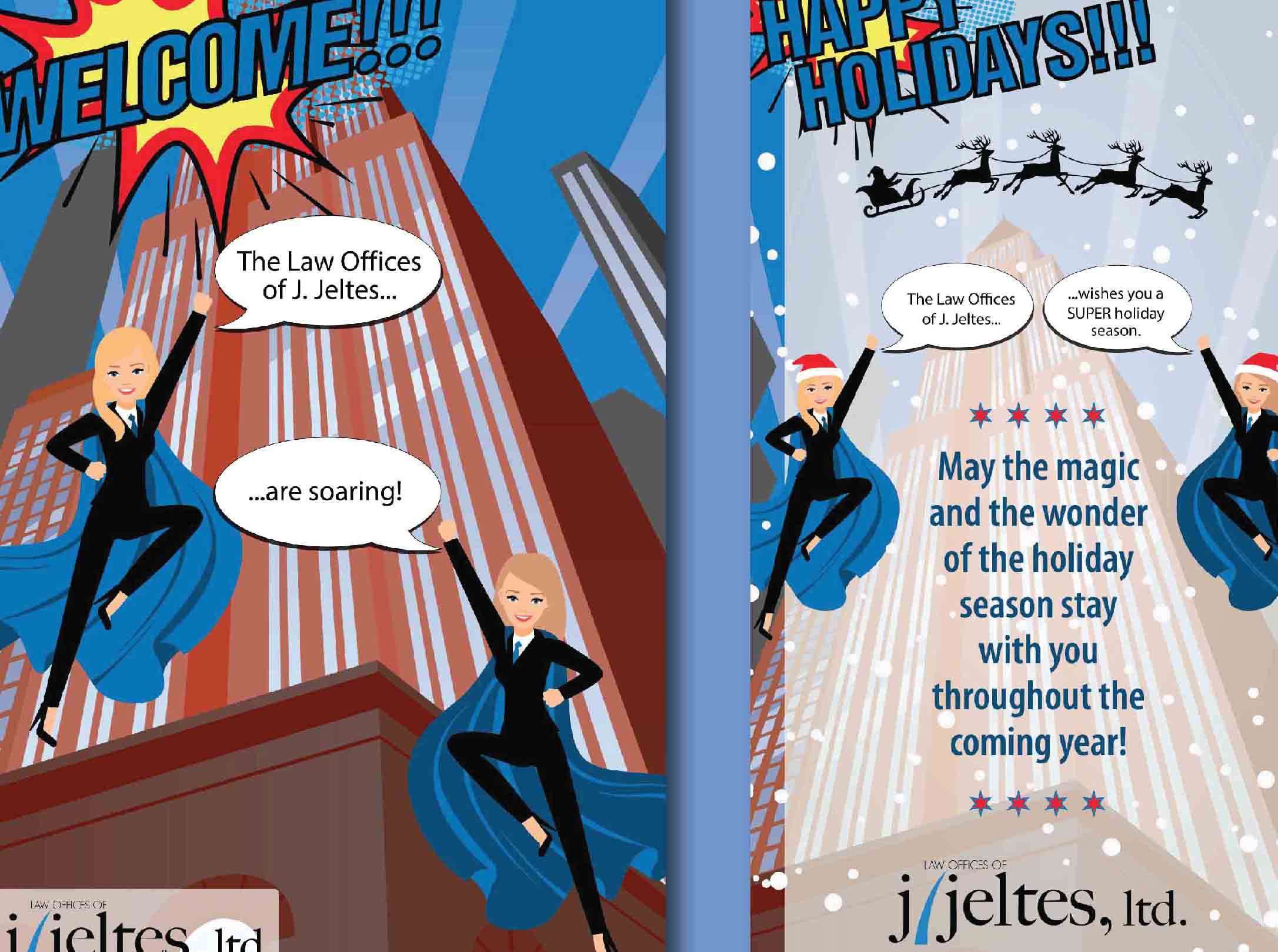 J. Jeltes Holiday Card Design Concept by Eclectik Design