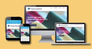 Kaliman Consulting Website Design on Multiple Devices