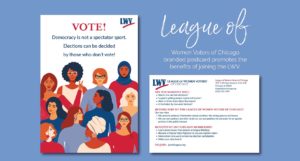 League of Women Voters' of Chicago Postcard Design