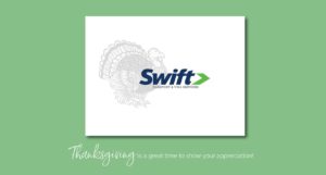Swift Passport & Visa Services Thanksgiving Holiday Card Design